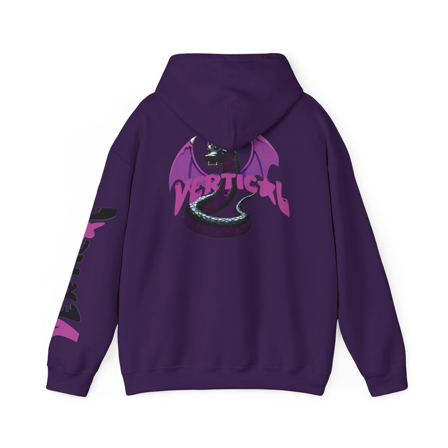 Vertical Serpent Hooded Sweatshirt