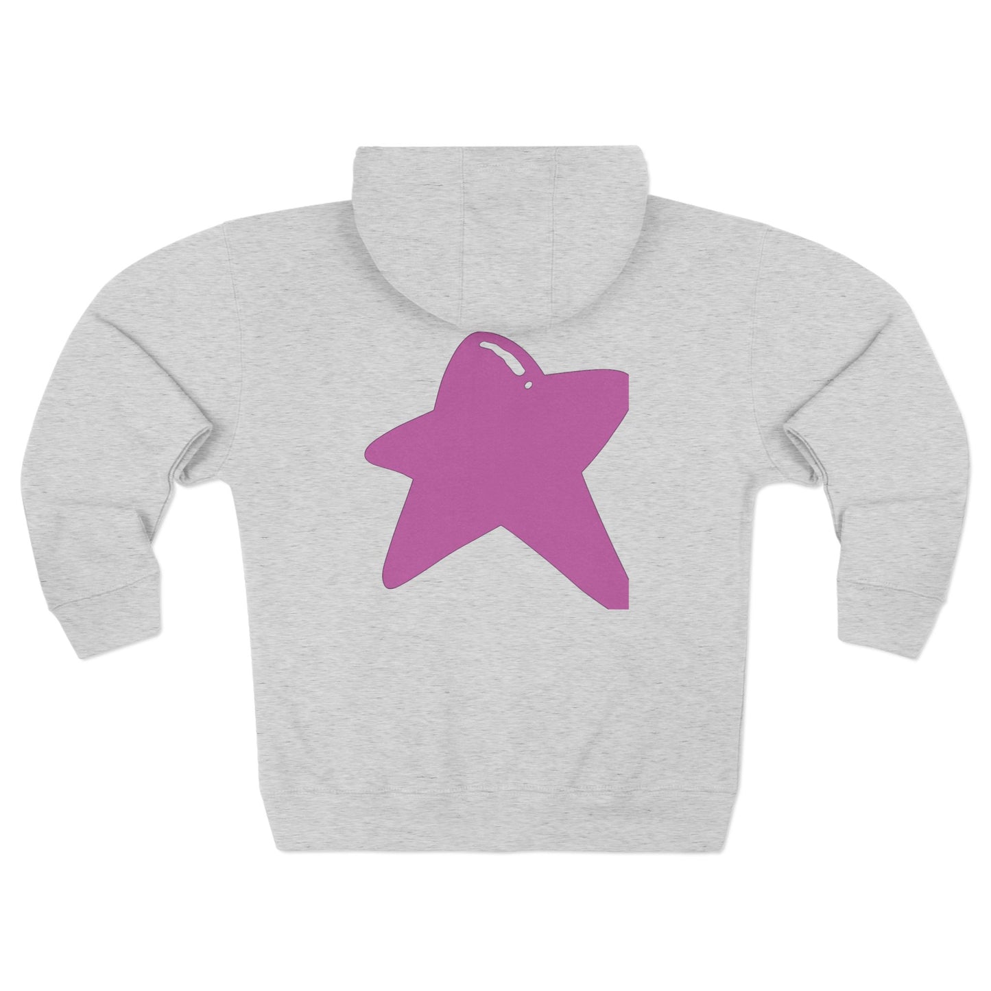 Vertical Star Zip Up Hoodie