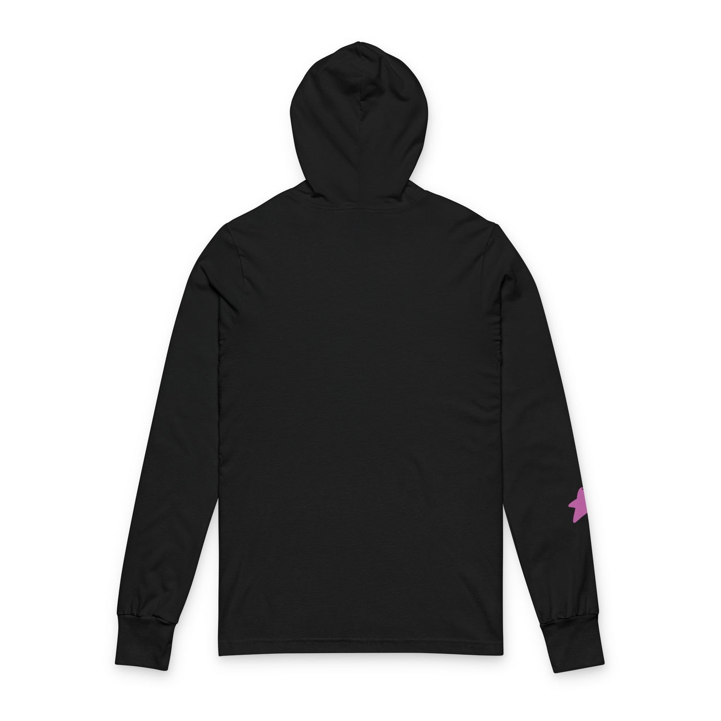 Vertical Hooded Long Sleeve Tee