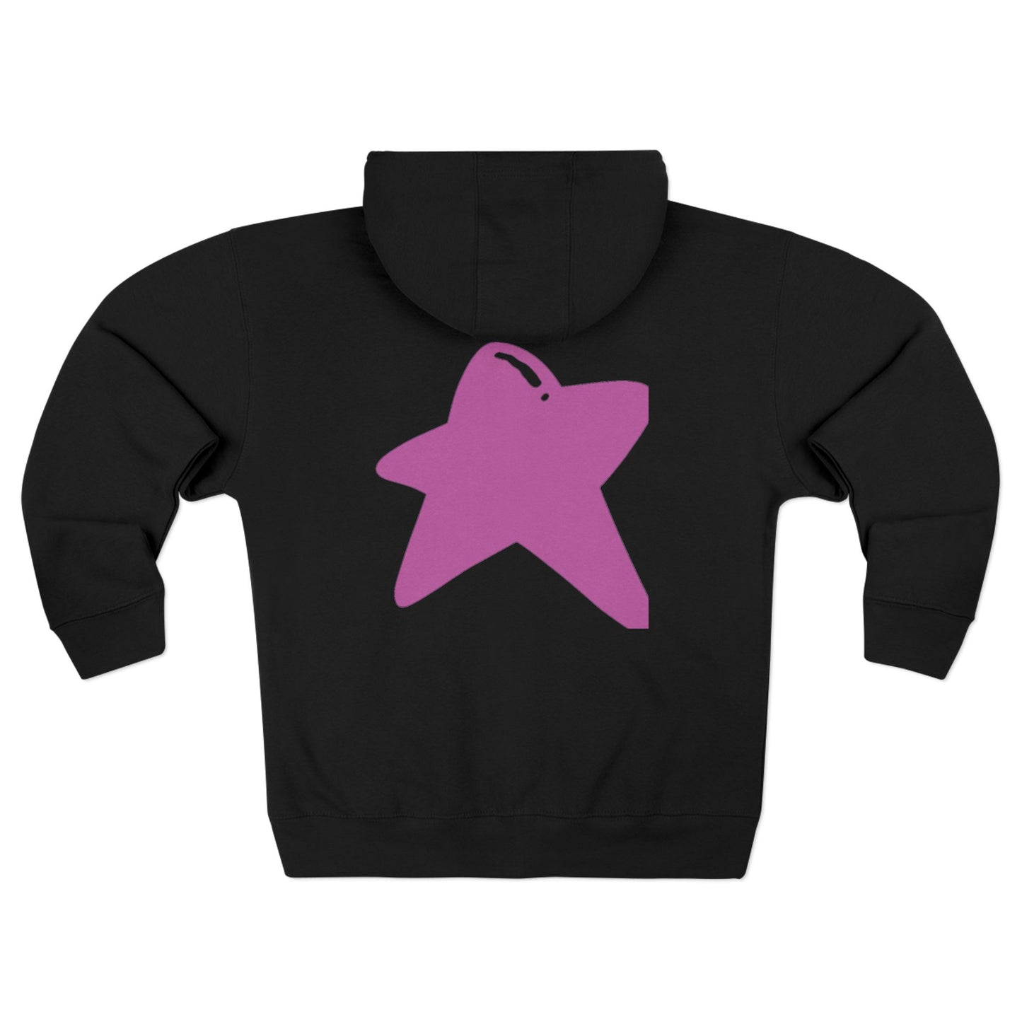 Vertical Star Zip Up Hoodie