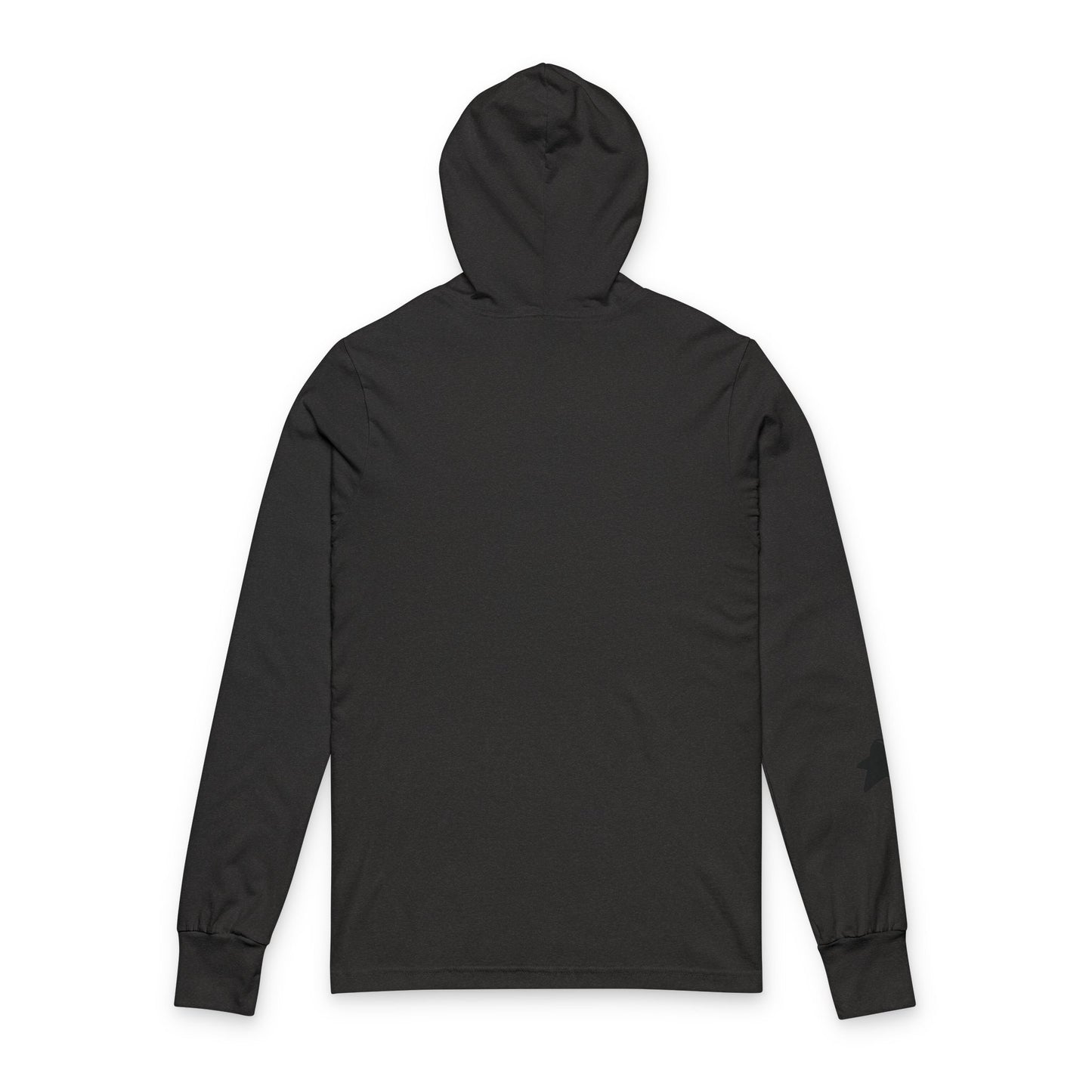 Vertical Hooded Long Sleeve Tee