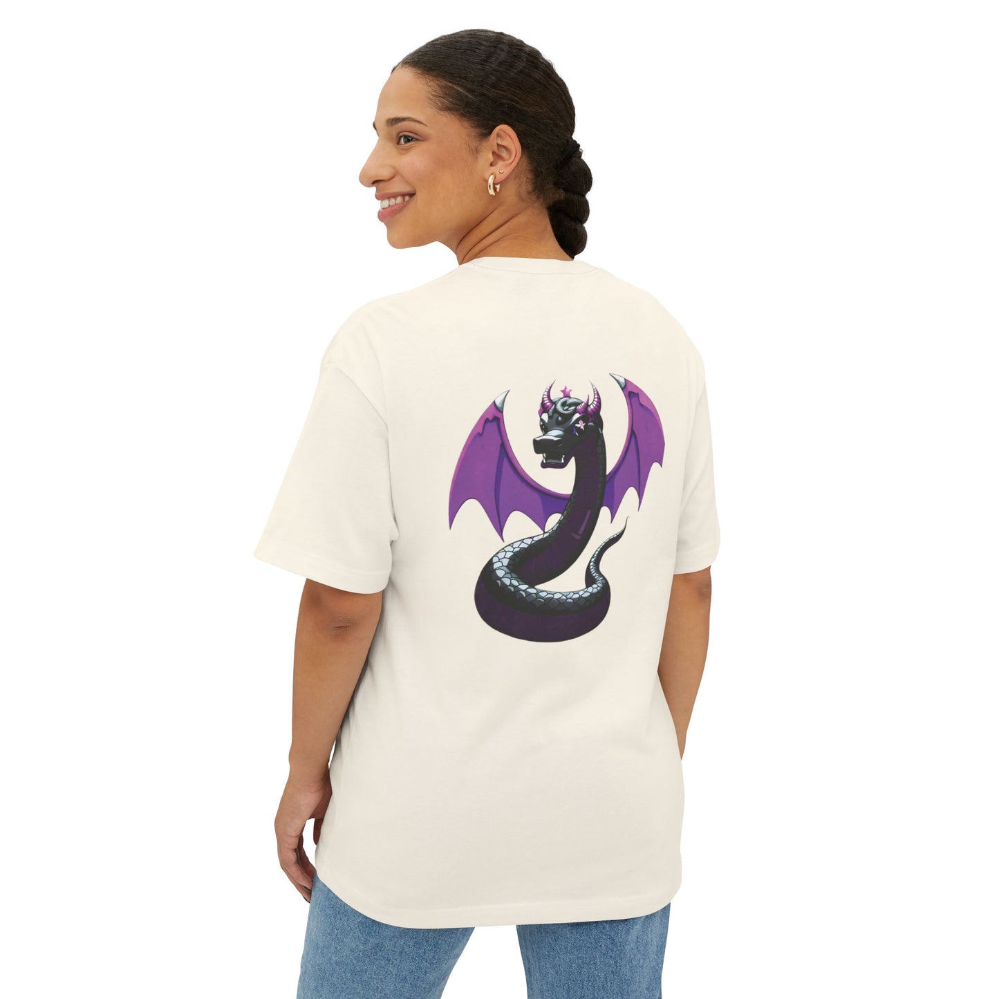Vertical Serpent Oversized Tee