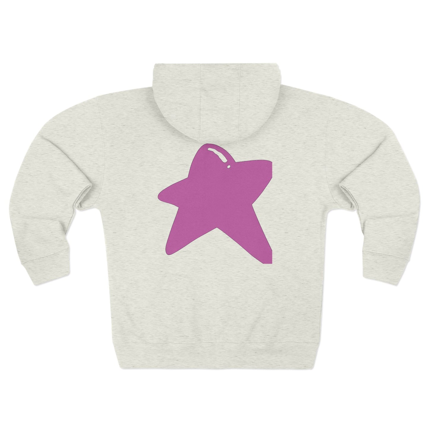Vertical Star Zip Up Hoodie