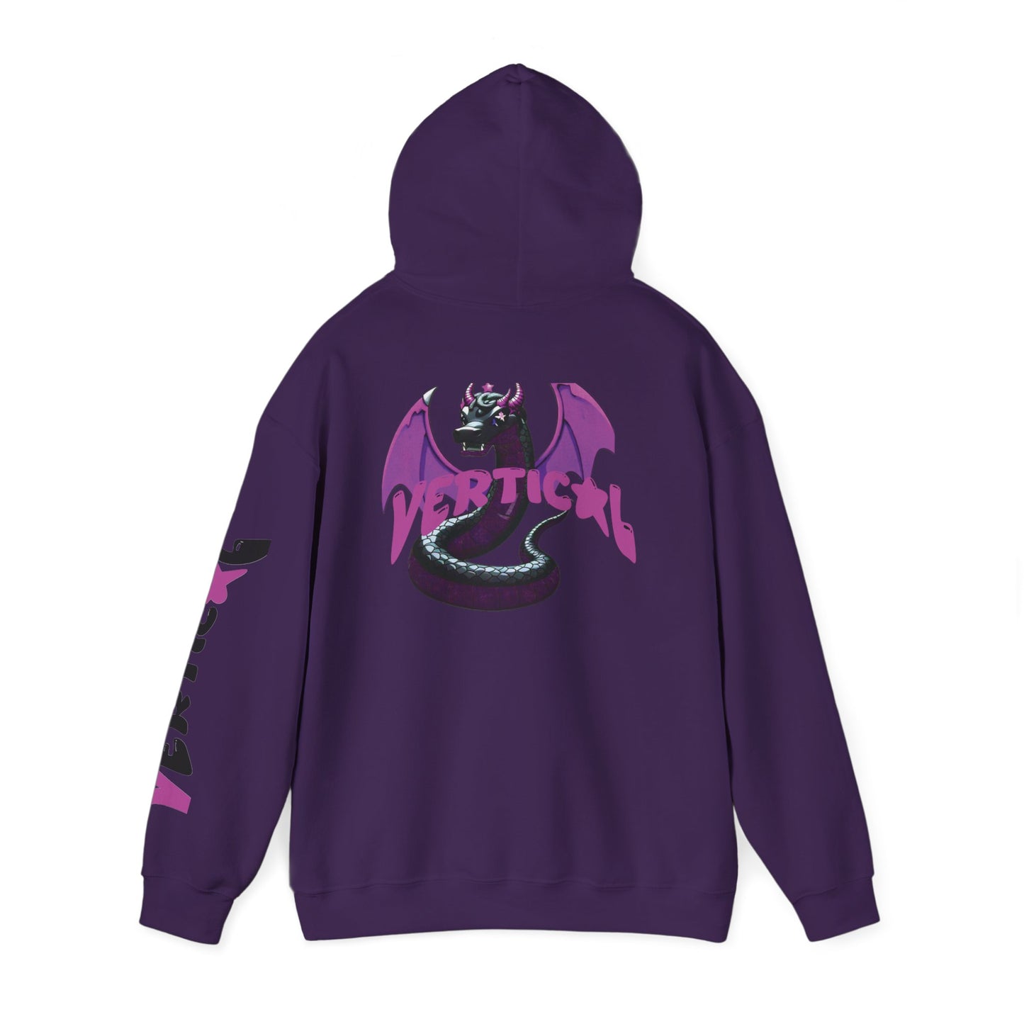Vertical Serpent Hooded Sweatshirt