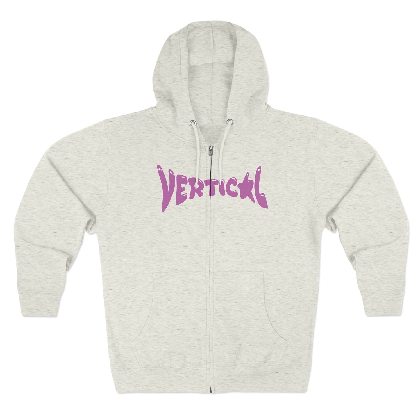 Vertical Star Zip Up Hoodie