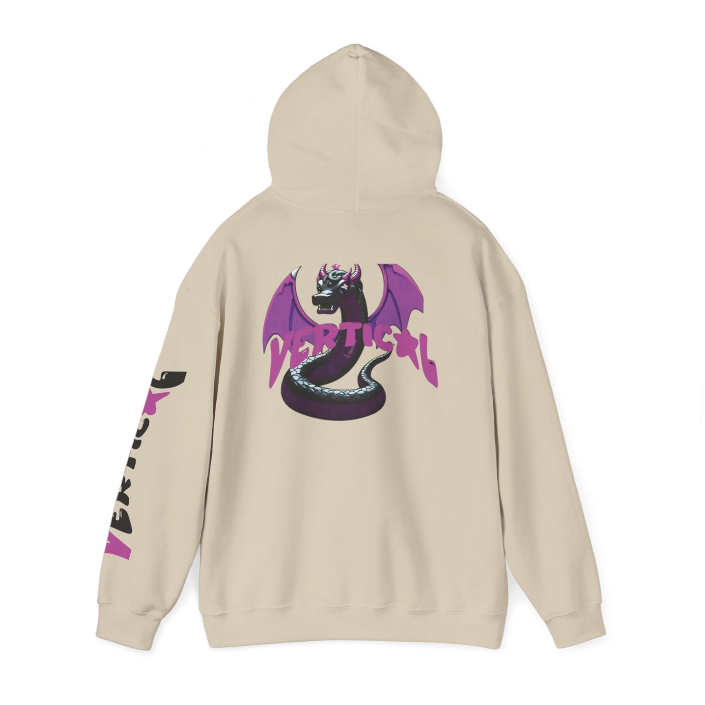 Vertical Serpent Hooded Sweatshirt