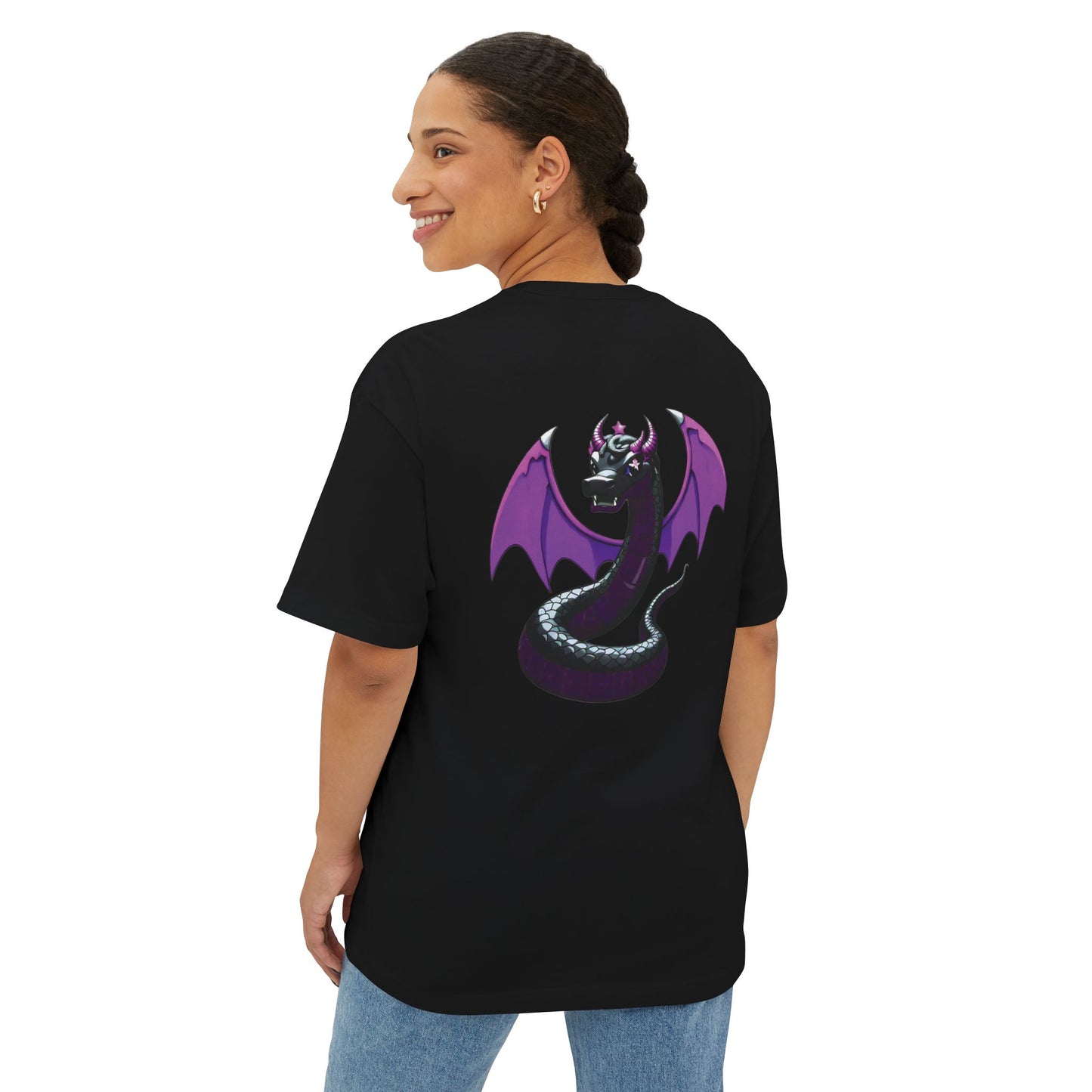 Vertical Serpent Oversized Tee