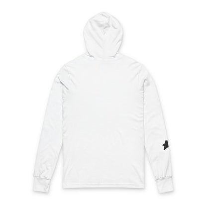 Vertical Hooded Long Sleeve Tee
