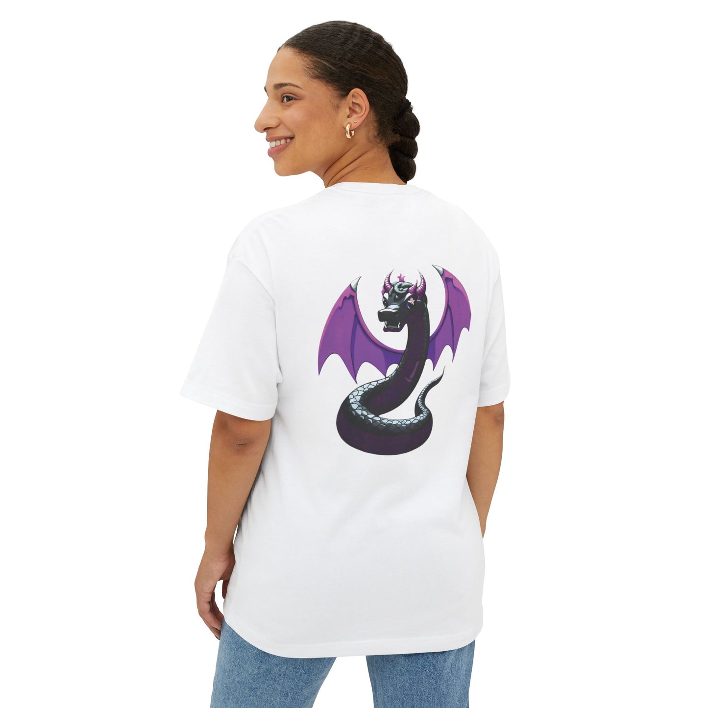 Vertical Serpent Oversized Tee