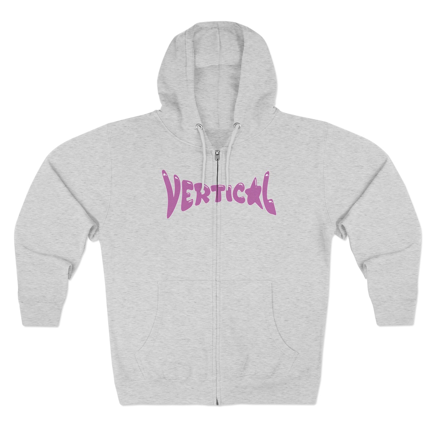Vertical Star Zip Up Hoodie