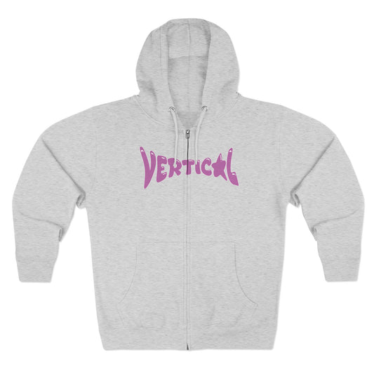 Vertical Star Zip Up Hoodie