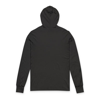 Vertical Hooded Long Sleeve Tee